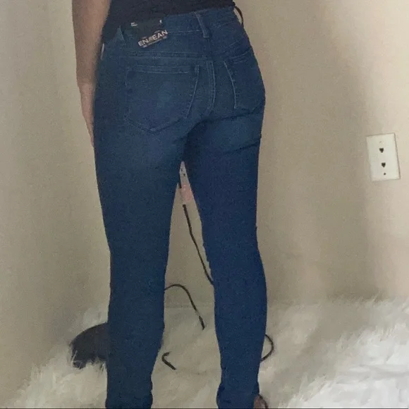 EnJean Dark Blue Denim Skinny Jeans - Picture 2 of 3
